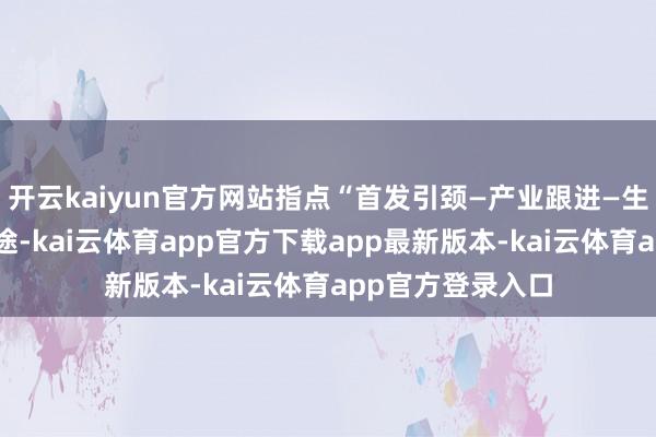 开云kaiyun官方网站指点“首发引颈—产业跟进—生态提高”发展旅途-kai云体育app官方下载app最新版本-kai云体育app官方登录入口